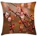 East Urban Home Floral Indoor/Outdoor 26" Throw Pillow Cover Polyester | 26 H x 26 W x 0.1 D in | Wayfair B0CE91DFDCE94768862D632DED61D652