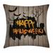 East Urban Home Happy Halloween Indoor/Outdoor 40" Throw Pillow Cover Polyester | 40 H x 40 W x 0.1 D in | Wayfair 28E29A2141EA411996C1556A90A9C475