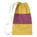 East Urban Home Arizona Tempe Laundry Bag Fabric in White/Yellow/Indigo | Medium (36" H x 28" W x 1.5" D) | Wayfair