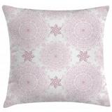 East Urban Home Floral Indoor/Outdoor 36" Throw Pillow Cover Polyester | 36 H x 36 W x 0.1 D in | Wayfair 63078F7206004BC1AE399878BECA5626
