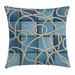 East Urban Home Nautical Indoor/Outdoor 26" Throw Pillow Cover Polyester | 26 H x 26 W x 0.1 D in | Wayfair 6384BF6986F34016B2902AF72CF86C68