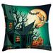 East Urban Home Halloween Indoor/Outdoor 40" Throw Pillow Cover Polyester | 40 H x 40 W x 0.1 D in | Wayfair 1AE88088EC014ECDB4A31BC836CCDAF4