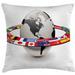 East Urban Home Indoor/Outdoor 26" Throw Pillow Cover Polyester | 26 H x 26 W x 0.1 D in | Wayfair CCB740F507FC4591B99291ED651D2E1F