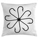 East Urban Home Flower Shaped Artisan Steel Multi Hook Indoor/Outdoor 26" Throw Pillow Cover Polyester | 26 H x 26 W x 0.1 D in | Wayfair