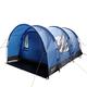 Regatta Karuna Family Camping Tunnel Zelt, Nautical Grey/Laser Blue, 4 Personen