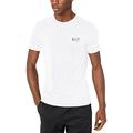 Emporio Armani EA7 EA7 8NPT51 PJM9Z Small Logo Half Sleeve T-Shirt XX-Large White