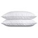 puredown® Natural Goose Feather and Down Pillows, Standard Bed Pillow for Sleeping, Set of 2, 50x70cm