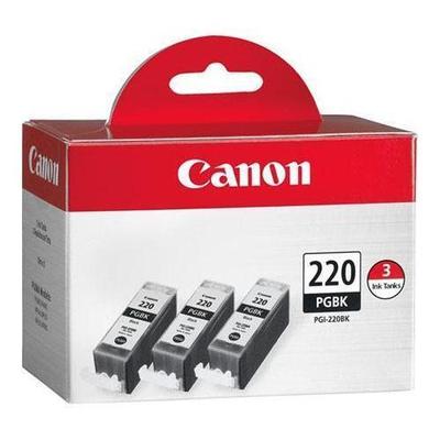 Canon PGI 220BK Triple Pack - Ink tank - 3 x Black