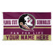 WinCraft Florida State Seminoles Personalized 3' x 5' One-Sided Deluxe Flag