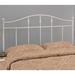 Winston Porter Rihamna Slat Headboard Metal in White | 48 H x 60.5 W x 2 D in | Wayfair BD2F623113014C168D08691A15EE25F4