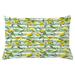 East Urban Home Nature Indoor/Outdoor Striped Lumbar Pillow Cover Polyester | 16 H x 26 W x 0.1 D in | Wayfair 8CBA187AE7A64290AC661D3047524710