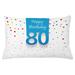 East Urban Home 80Th Birthday Indoor/Outdoor Polka Dots Lumbar Pillow Cover Polyester | 16 H x 26 W x 0.1 D in | Wayfair