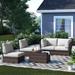 Sol 72 Outdoor™ Widener Fully Assembled 4 - Person Seating Group w/ Cushions | No Assembly Wicker | Wayfair 45D8A5C07C744E6994B811D170DD01CD