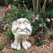 HomeStyles Muggly's Grumpy Gramps Face Statue Concrete/Stone in White | 13 H x 9.5 W x 9 D in | Wayfair 38505