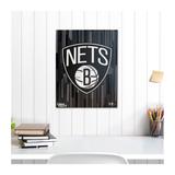 Brooklyn Nets 16" x 20" Embellished Giclee Print by Charlie Turano III