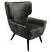 Ramsey Lounge Chair In Mink in Grey - MOTI