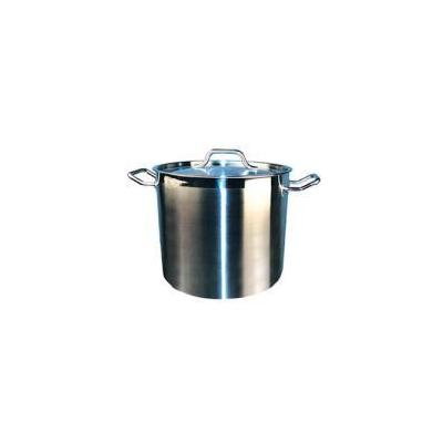 Winco SST-12 12 qt. Stainless Steel Stock Pot with Cover
