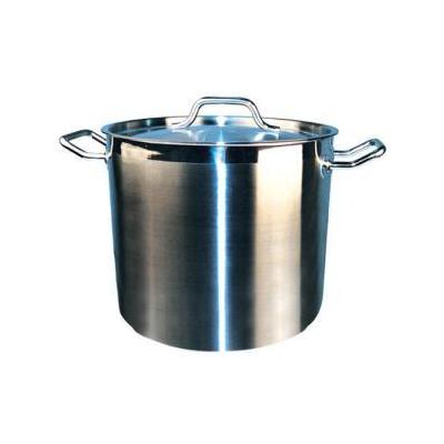 Winco SST-40 40 qt. Stainless Steel Stock Pot with Cover
