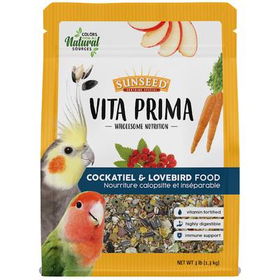 Sun Seed Vita Prima Cockatiel Food, 3 lbs.