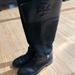 Tory Burch Shoes | Black Tory Burch Tall Riding Boots - Size 7.5 | Color: Black/Gold | Size: 7.5