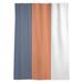 East Urban Home Syracuse Window Striped Sheer Rod Pocket Single Curtain Panel Sateen in Orange | 84 H in | Wayfair 062D9BE049D54A2EA952ADB24275E638