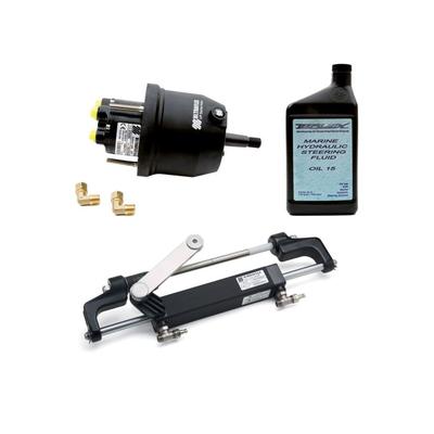 Uflex USA 1.0 Front Mt. Outboard Steering System f/Up To 150HP w/UP20 F Helm UC94OBF 1 Cylinder & Oil Hyco HYCO 1.0