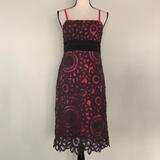 Anthropologie Dresses | Anthropologie Floreat Lace Dress | Color: Black/Red | Size: 6