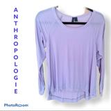 Anthropologie Tops | Anthropologie Sheer Lavender Light Weight Shirt | Color: Purple | Size: M