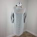 Anthropologie Dresses | Dixie S Anthropologie Gray Stripe Mock Neck Dress | Color: Cream/Gray | Size: S