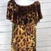 Lularoe Dresses | Lularoe Cici Dress 3xl, Leopard Print | Color: Black/Brown | Size: 3x