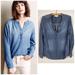 Anthropologie Tops | Anthropologie Cloth & Stone Chambray Popover 410 | Color: Blue | Size: S