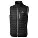 Men's Cutter & Buck Black Colorado State Rams Big Tall Full-Zip Collegiate Rainier Vest