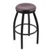 Holland Bar Stool 802 Misha Swivel Bar Stool Wood/Metal in Gray/Blue/Black | 19 W x 19 D in | Wayfair 80230BWDCOak