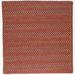 Red 120 x 0.5 in Indoor/Outdoor Area Rug - World Menagerie Dorgan Hand Braided Maroon Indoor/Outdoor Area Rug Nylon | 120 W x 0.5 D in | Wayfair