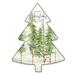 The Holiday Aisle® Merry Christmas Tree Cutouts Wood in Brown | 18 H x 14 W x 1 D in | Wayfair 9E9962D29A1C4515BA827E3D16F32451