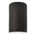Wrought Studio™ Krimhilde 1-Light Wall Sconce Ceramic in Black/Gray | 12.5 H x 7.75 W x 4 D in | Wayfair 0D8A4A8A613E40EEB17E714DDD1BC44B