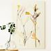 Gracie Oaks 'Antique Botanical Sketch Vi' - Print on Canvas Canvas, Solid Wood in White | 48 H x 36 W x 1 D in | Wayfair