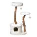 Tucker Murphy Pet™ 43" Seeber Cat Tree in Pink/White/Brown | 43 H x 23.5 W x 18 D in | Wayfair 4BABF9263B324FCCB160A967EAA10C7D