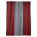 East Urban Home Mississippi Woof Window Striped Room Darkening Rod Pocket Single Curtain Panel Sateen in Red/Gray | 84 H in | Wayfair