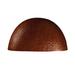 Wrought Studio™ Krimhilde Hammered Copper Outdoor Flush Mount Ceramic in Brown | 4 H x 15 W x 8 D in | Wayfair B223C358AF4F4580981BA37E494C5018