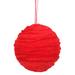 The Holiday Aisle® Wrapped Ball Ornament Plastic in Red | 4.75 H x 4.75 W x 4.75 D in | Wayfair 5546E24378AF46BB9881994DB2DCD5FF