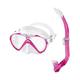 Mares Erwachsene Mask+Snorkel Set Seahorse Tauchset, Rosa/Transparent, One Size