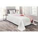 East Urban Home Floral Microfiber Farmhouse/Country Coverlet/Bedspread Set Microfiber in Red | Twin Bedspread + 1 Sham | Wayfair