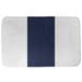 East Urban Home Virginia Stripes Rectangle Foam Microfiber Non-Slip Striped Bath Rug Memory Foam in Gray/Blue | 17" W x 24" L | Wayfair