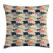 East Urban Home Artisan Rain Cloudbursts Indoor/Outdoor 28" Throw Pillow Cover Polyester | 28 H x 28 W x 0.1 D in | Wayfair