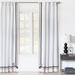 Eastern Accents Sloane Linen Striped Room Darkening Rod Pocket Single Curtain Panel Linen | 84 H in | Wayfair CRA-420D