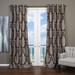Red Barrel Studio® Danford Damask Semi-Sheer Grommet Single Curtain Panel Polyester in Brown | 108 H in | Wayfair ARABL-TAUP-108