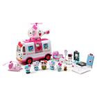 Dickie Toys 7/253246001 Hello Kitty Rettungsset mit Helikopter und Mobile Notaufnahme, inkl. 6 Hello Kitty Figuren, mehr als 15 Zubehörteile, Ambulanzset, Spielset, ab 3 Jahren