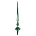 The Twillery Co.® 12" Cupola Finial Ornament Plastic in Green | 12 H x 3 W x 3 D in | Wayfair 1058CF2AC5B04A288DF2538206FD752A