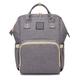 Mummy Bag Multi-Function Large Capacity Mother Package Maternal and Child Package Bottle Shoulder Bag Diaper Backpack Dark Gray